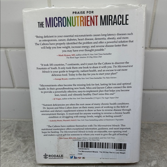 Hardcover Book: The Micronutrient Miracle 28 Day plan - Picture 3 of 7